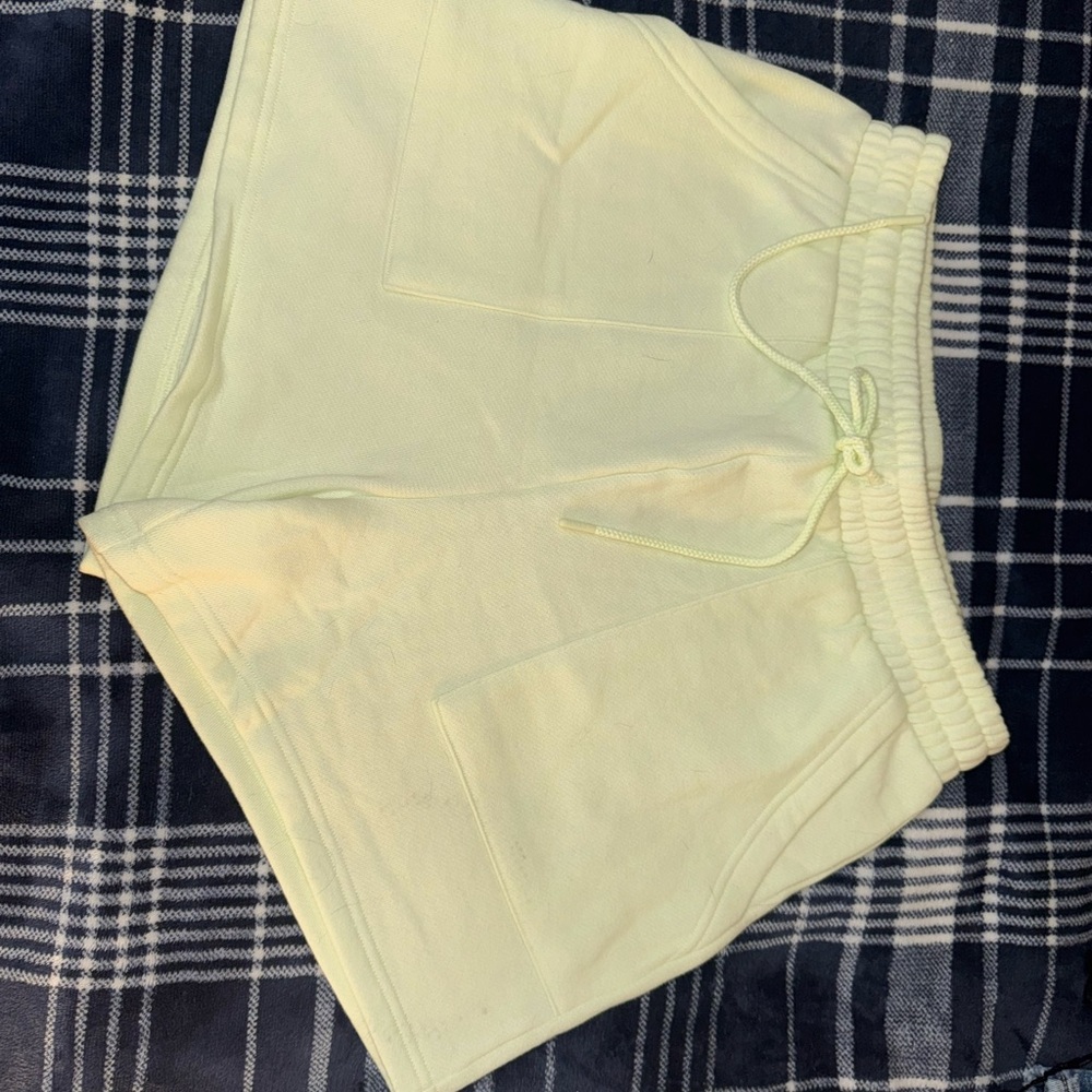 PINK Victoria's Secret Cream Athletic Shorts